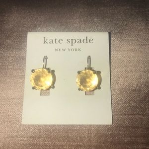 Kate Spade Gold Lever-back Earrings